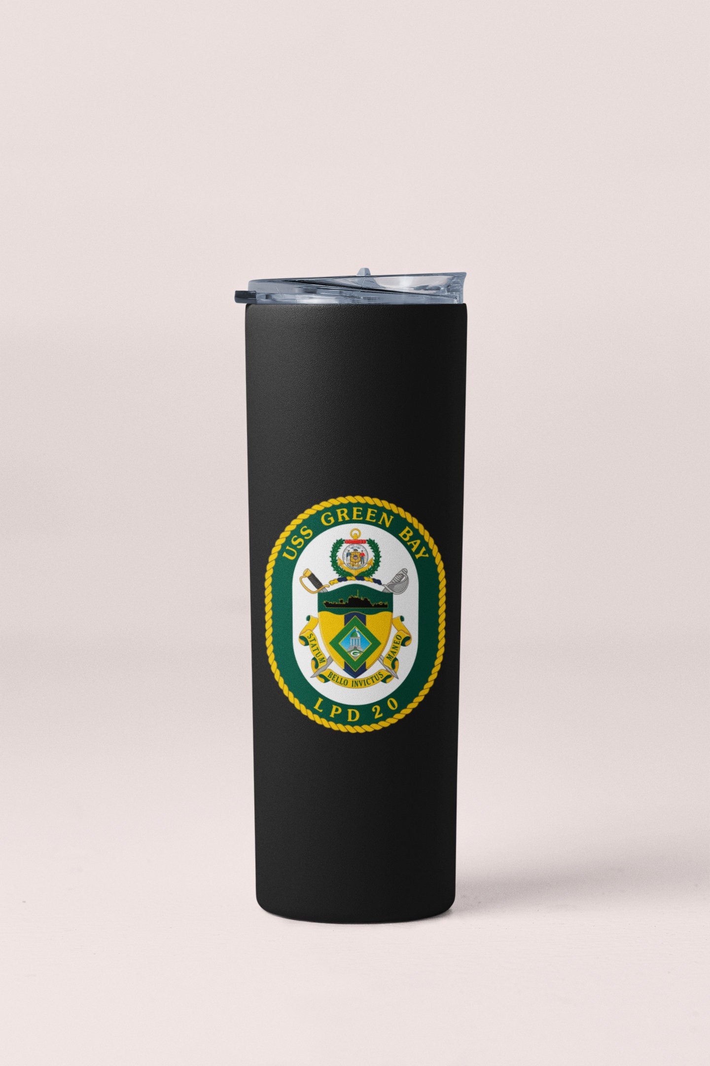 USS Green Bay LPD-20 Badge Sticker Decal San Antonio Class Amphibious transport dock Car Sticker Bumper Sticker for Car Emblem