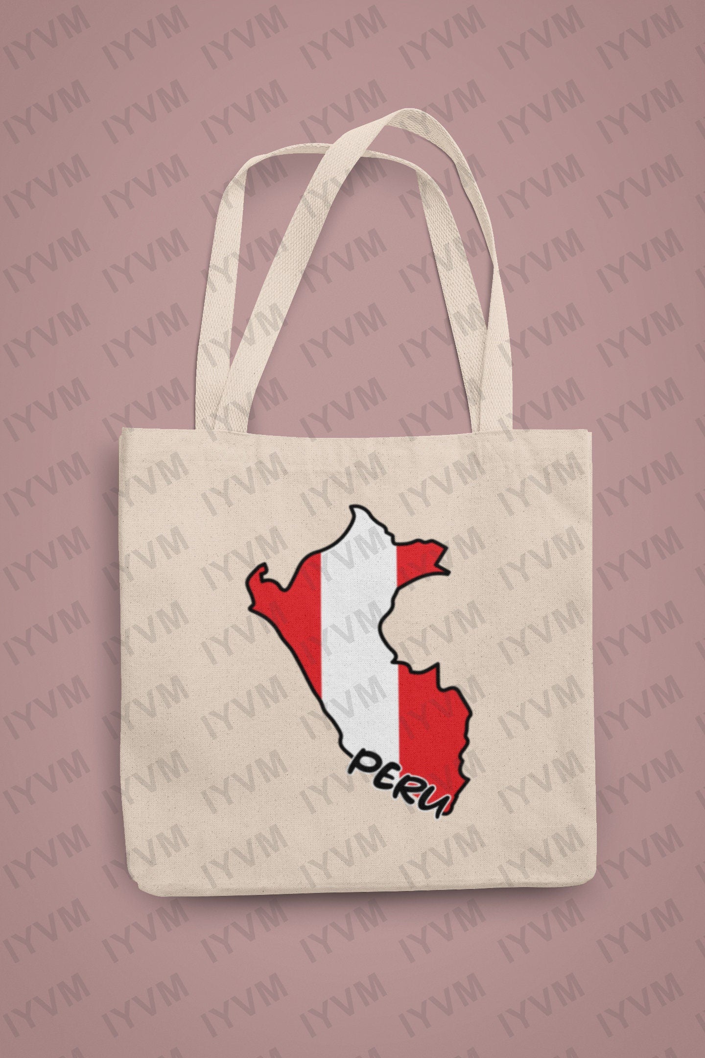 Peru Map Iron On Heat Transfer Vinyl HTV / Republic of Peru / República del Perú / Lima