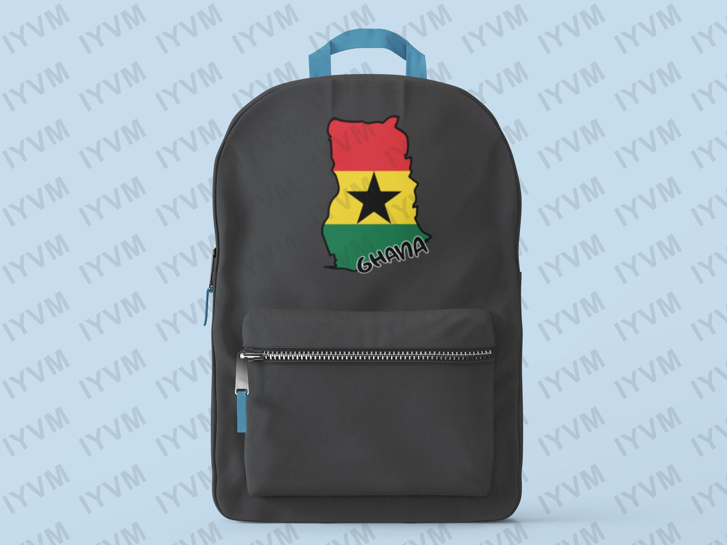 Ghana Map Iron On Heat Transfer Vinyl HTV / Republic of Ghana / Freedom and Justice / Accra / Ghanaian