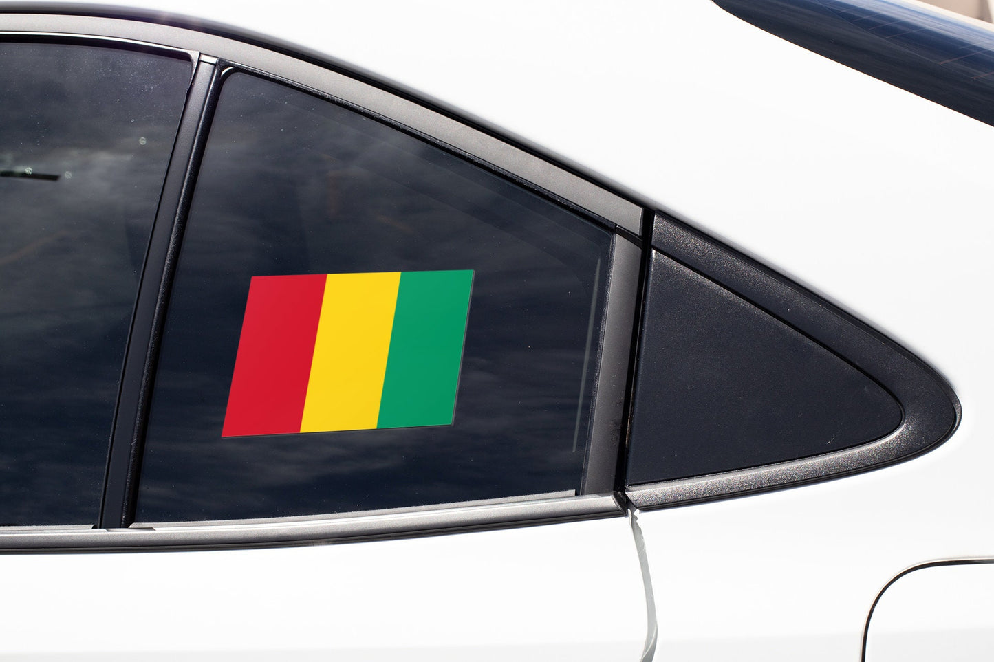 Guinea Flag Sticker Decal