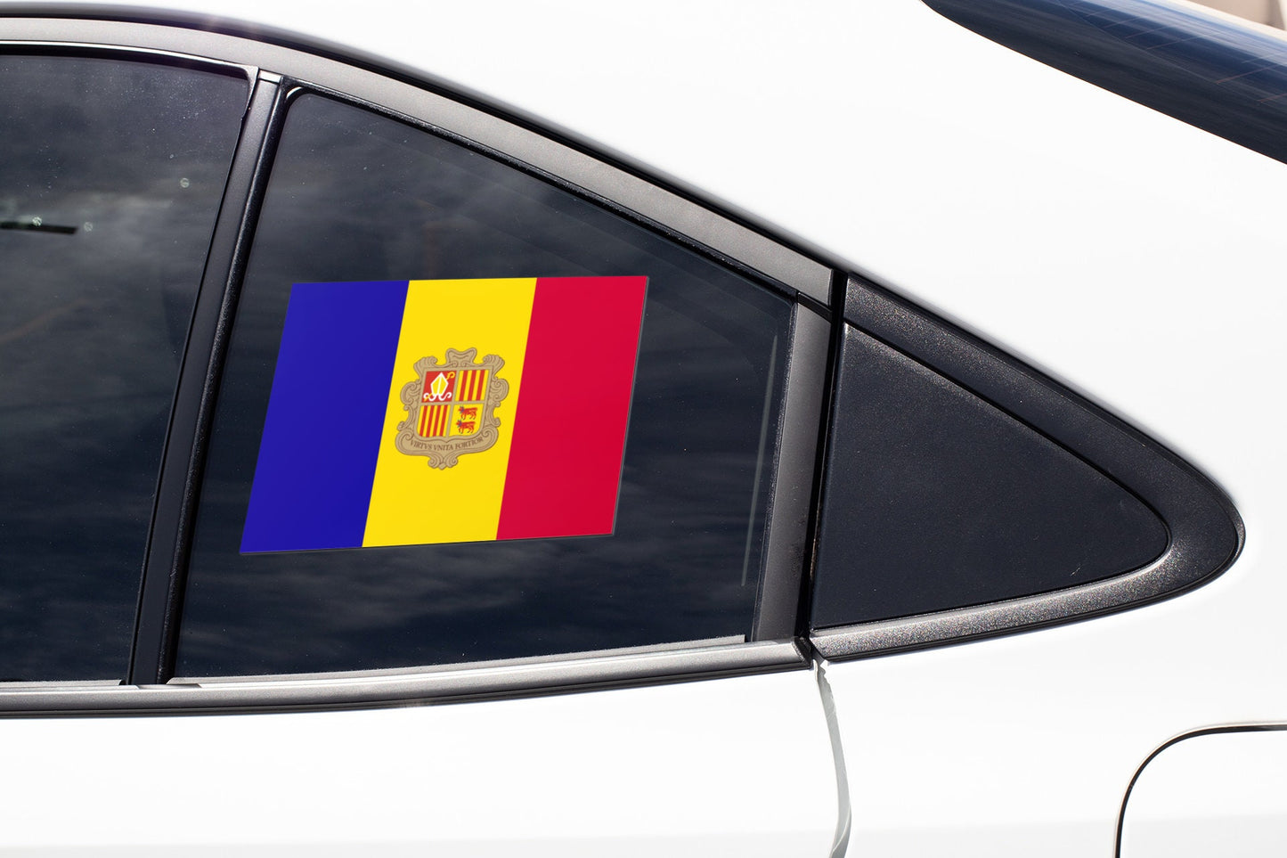 Andorra Flag Sticker Decal