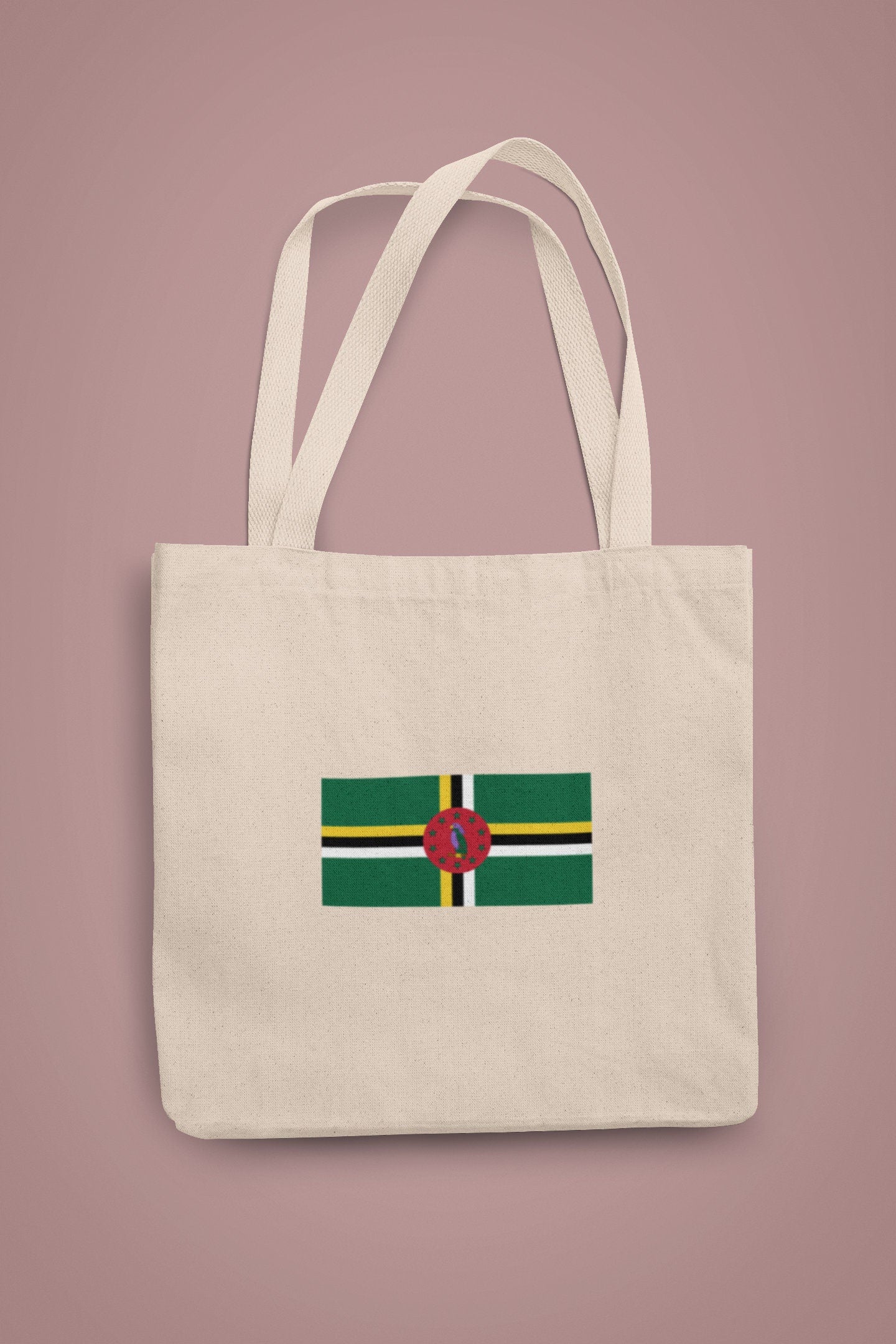 Dominica Flag Iron On Heat Transfer Vinyl HTV / Commonwealth of Dominica / Apres Bondie, C'est La Ter / Roseau