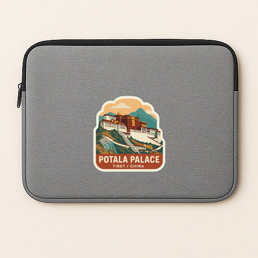 Potala Palace Tibet China Iron On Heat Transfer Vinyl HTV Die-Cut Symbolic