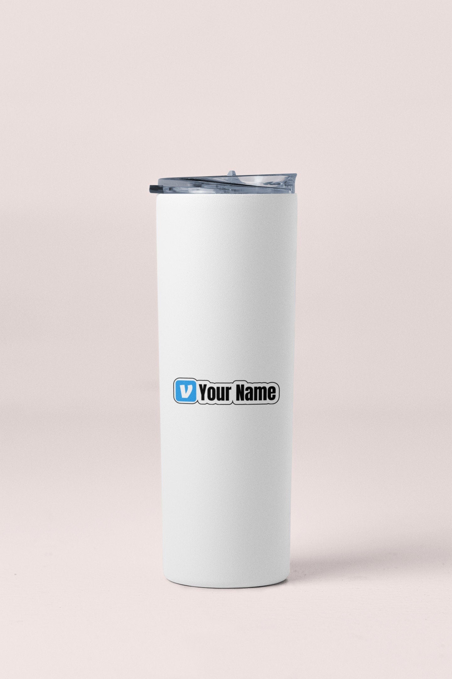 Personalized Venmo Username Sticker Decal Social Media Handle User ID Sticker Tag
