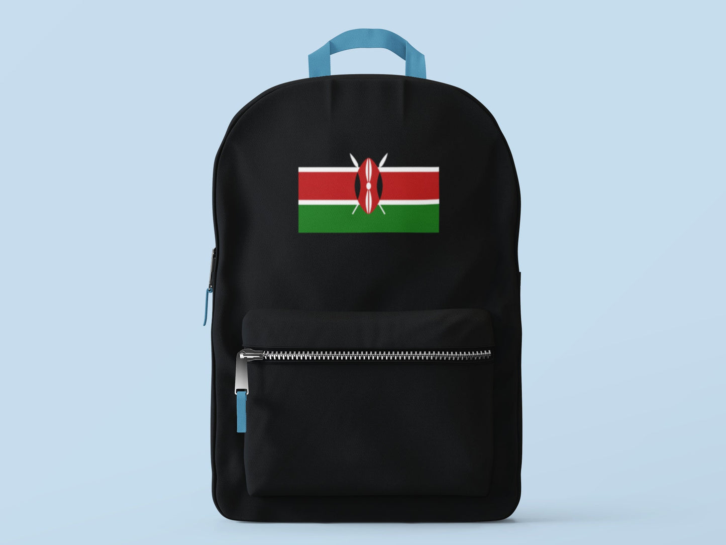Kenya Flag Iron On Heat Transfer Vinyl HTV / Republic of Kenya / Harambee / Nairobi / Kenyan