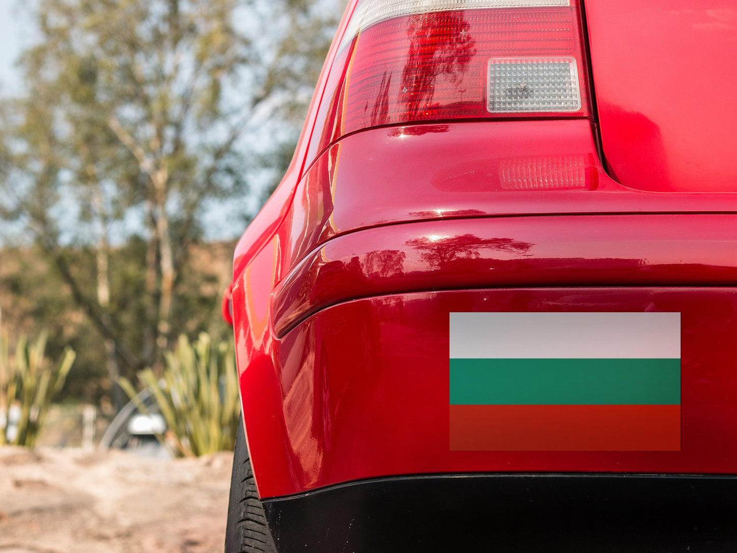 Bulgaria Flag Sticker Decal / Sofia / Republic of Bulgaria / Съединението прави силата / Bulgarian
