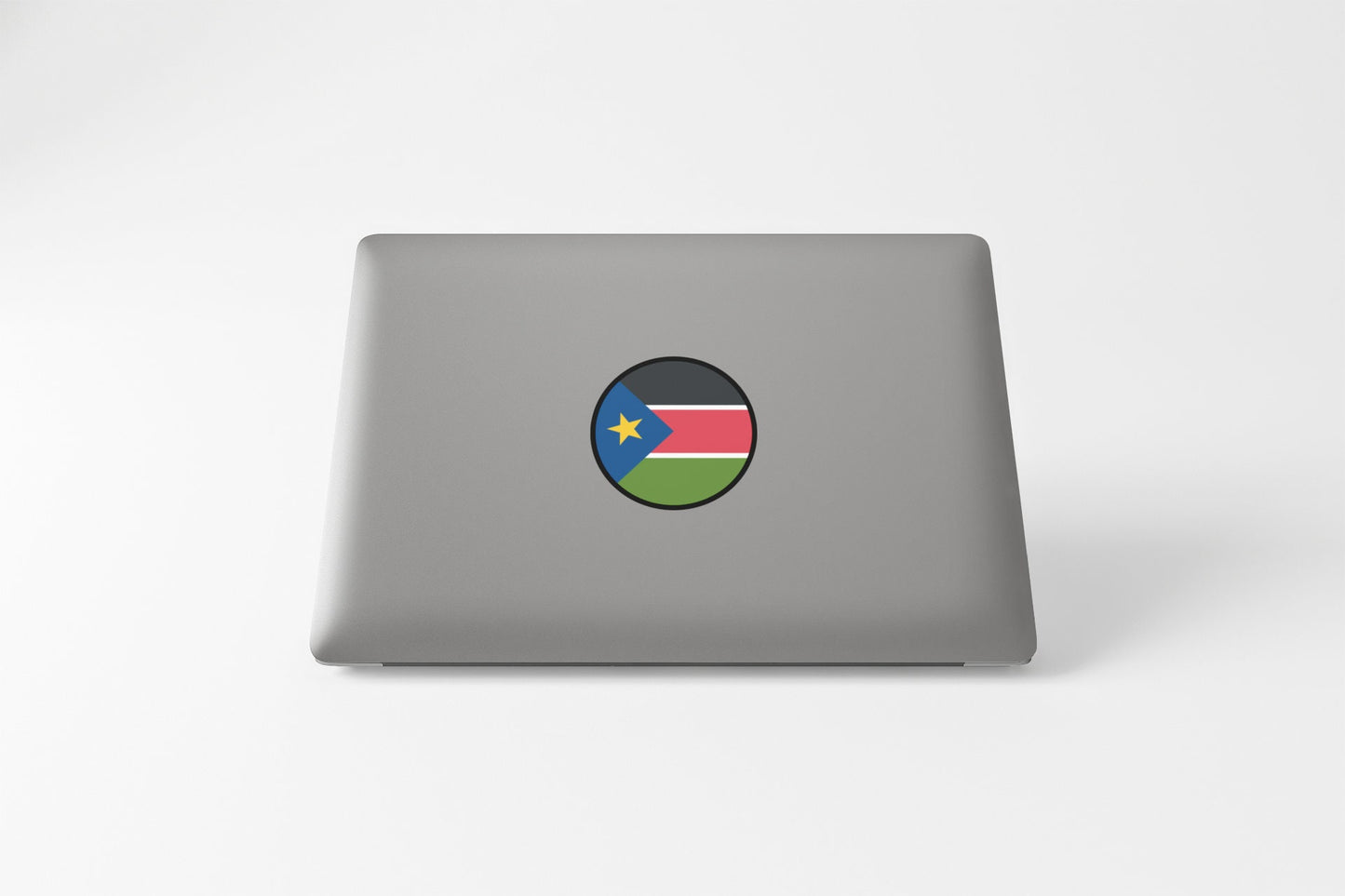 South Sudan Flag Circle Sticker Decal