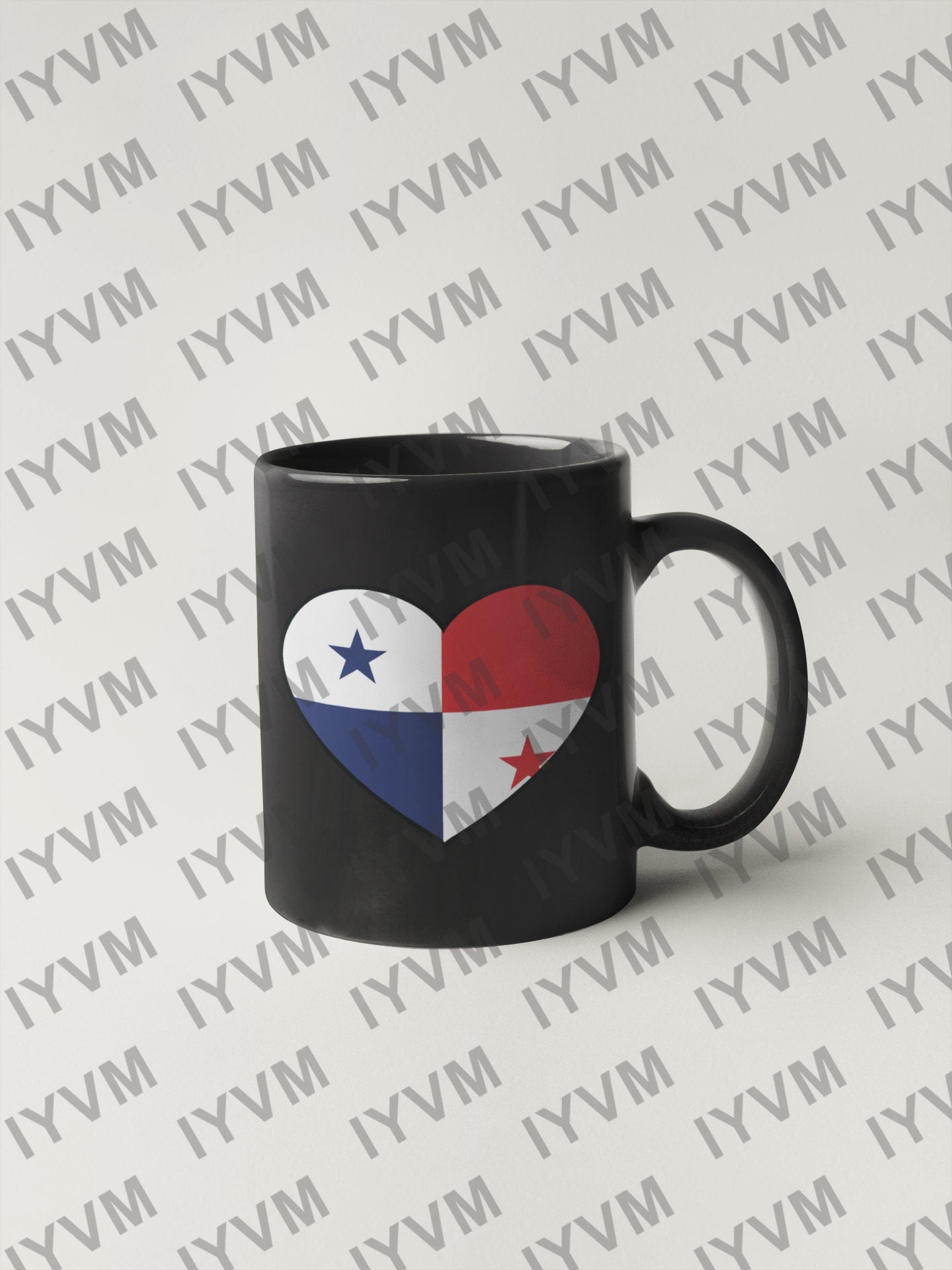 Panama Flag Heart Sticker Decal / Republic of Panama / Pro Mundi Beneficio / Panama City / Panamanian