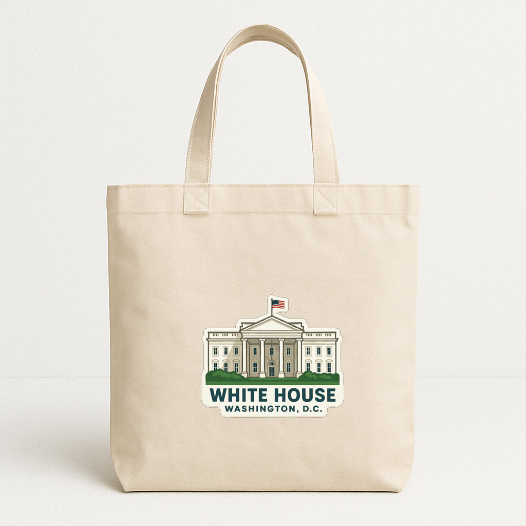 White House Washington DC Iron On Heat Transfer Vinyl HTV Die-Cut Symbolic