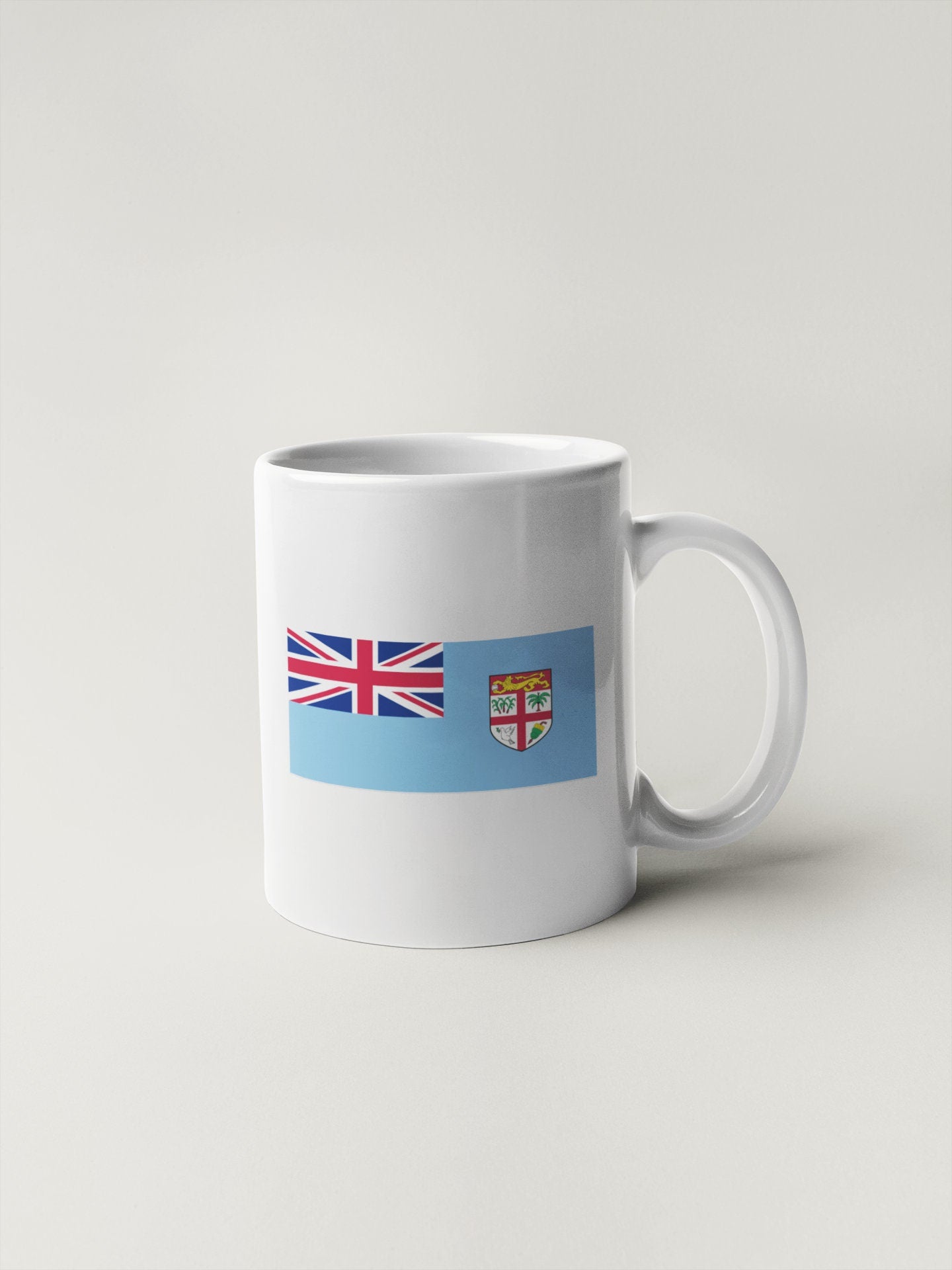 Fiji Flag Sticker Decal / Republic of Fiji / Rerevaka na Kalou ka Doka na Tui / Suva / Fijian