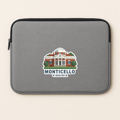 Monticello Virginia Iron On Heat Transfer Vinyl HTV Die-Cut Symbolic Landmark