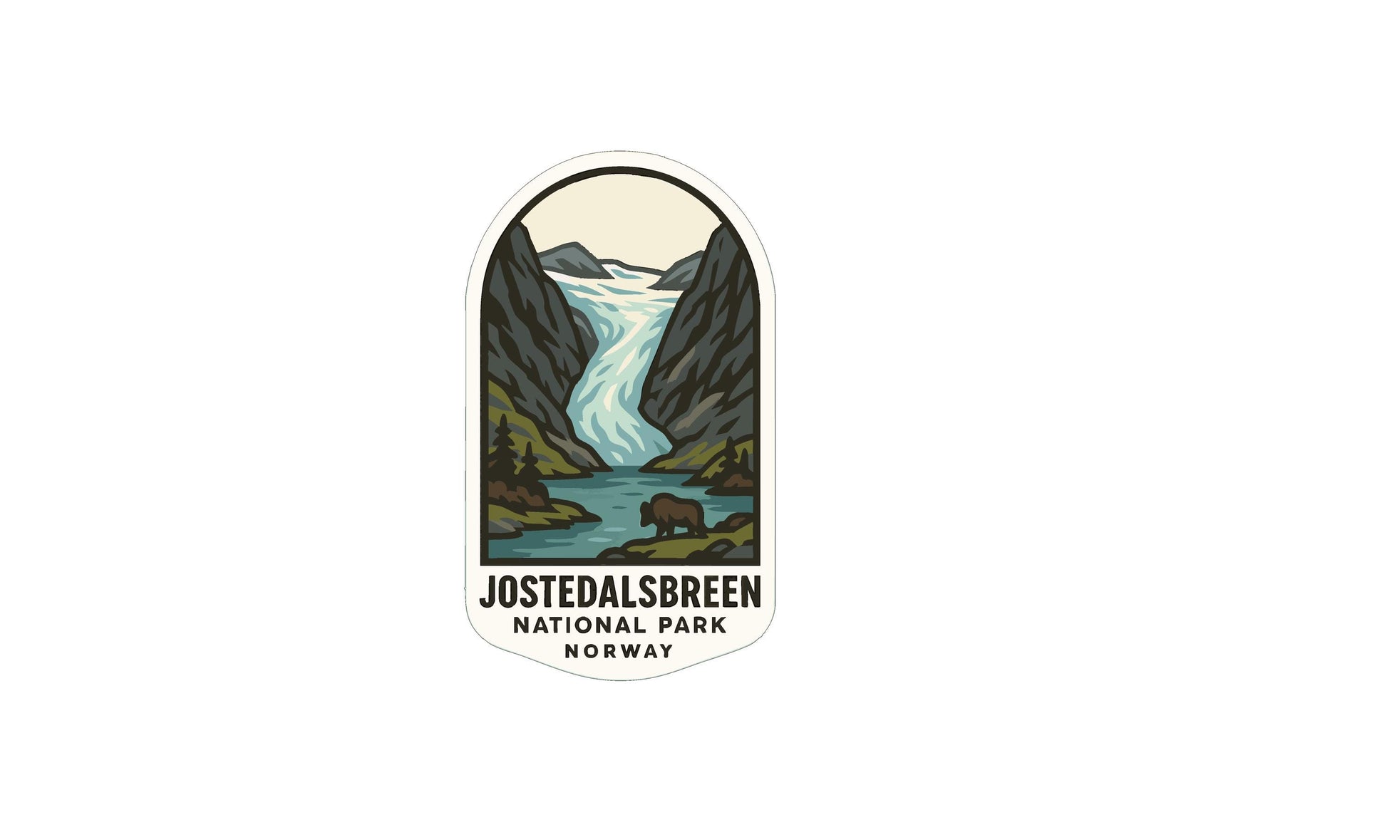 a logo for Jostedalsbreen National Park in Norway.