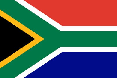 South Africa Flag Iron On Heat Transfer Vinyl HTV / Republic of South Africa / RSA / Pretoria / Cape Town / Bloemfontein / Johannesburg