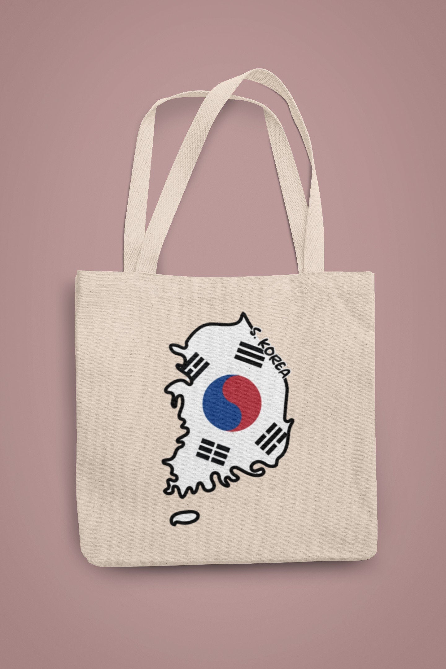 South Korea Map Iron On Heat Transfer Vinyl HTV / Republic of Korea / Seoul / Korean