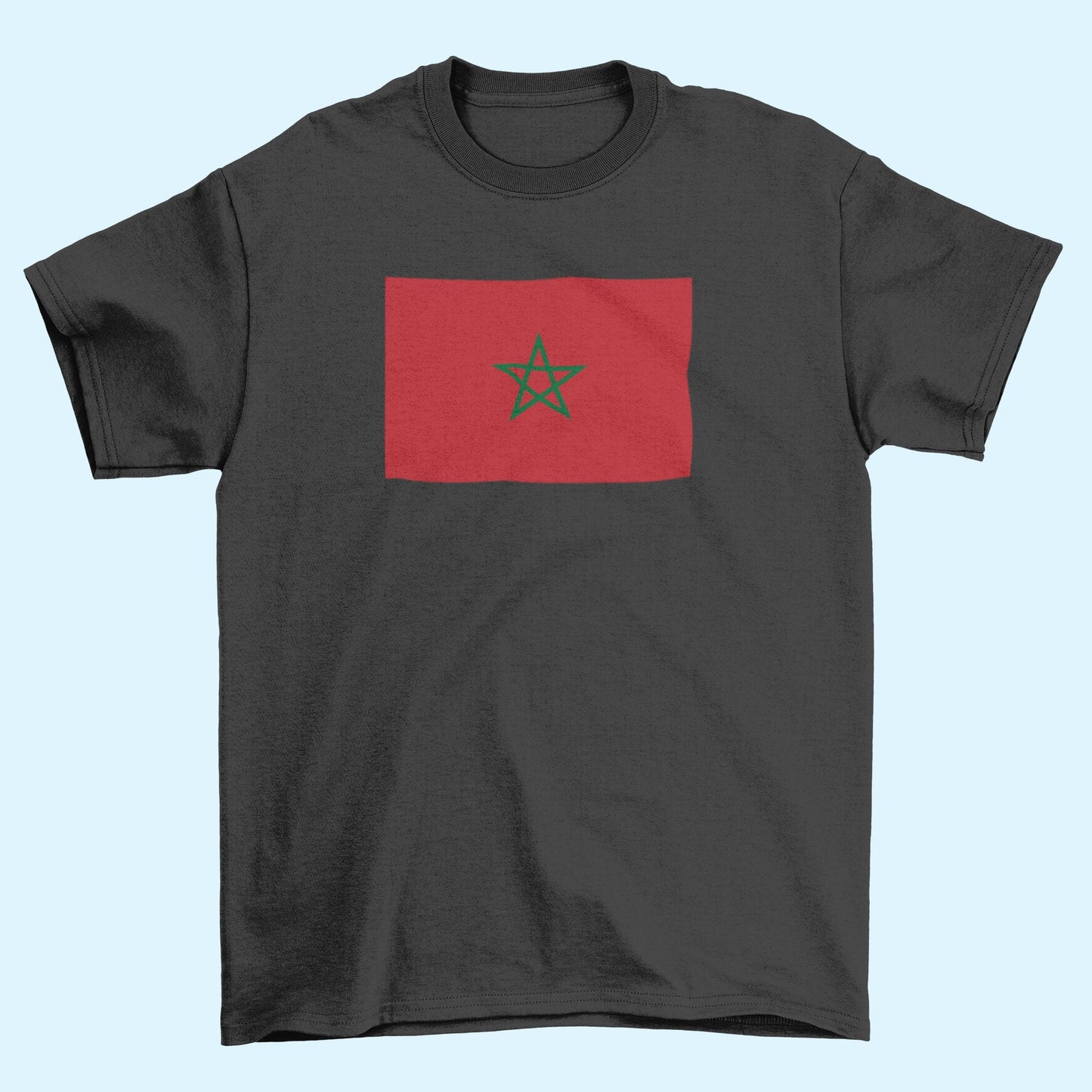 Morocco Flag Iron On Heat Transfer Vinyl HTV / Kingdom of Morocco / المملكة المغربية / Rabat / Moroccan