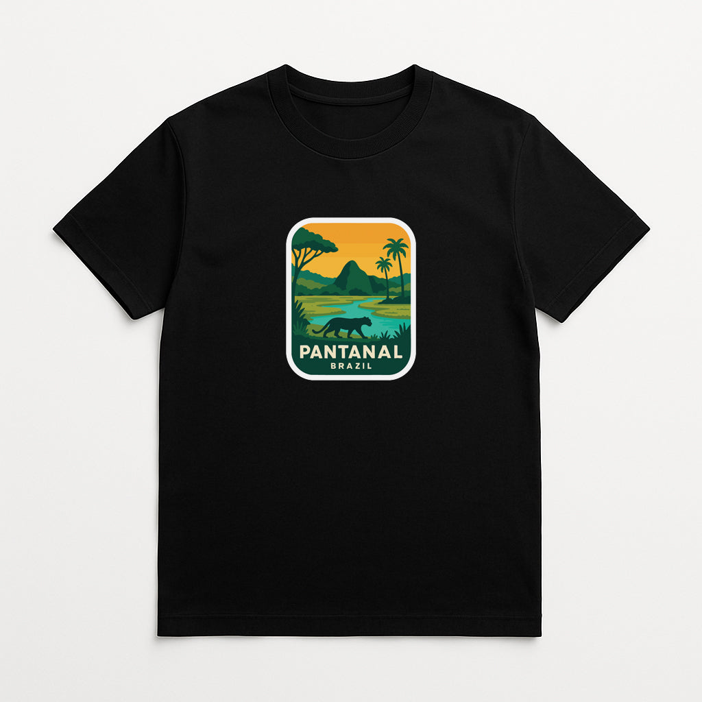 Pantanal Brazil Iron On Heat Transfer Vinyl HTV Die-Cut Symbolic Landmark Design