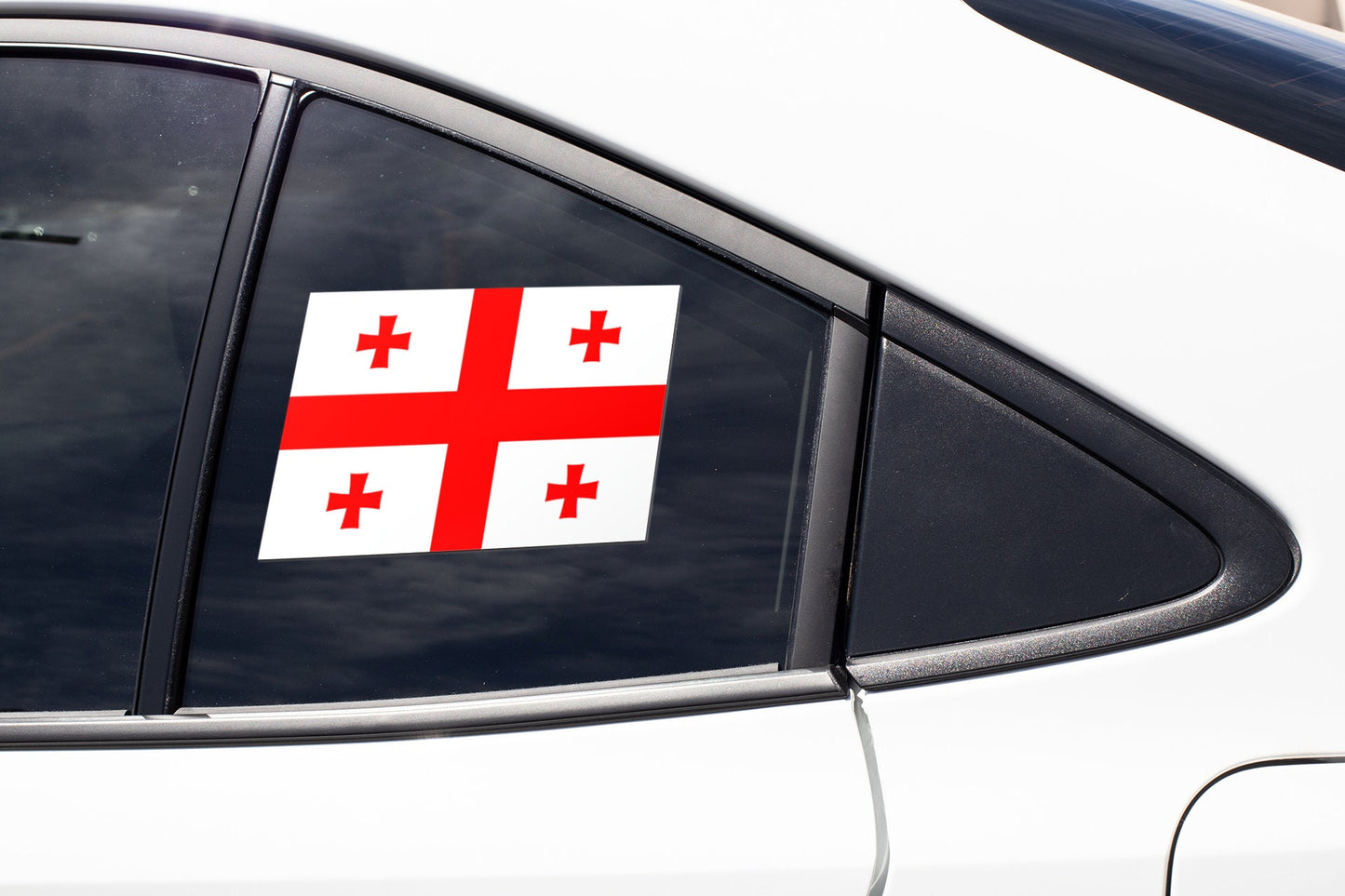 Georgia Flag Sticker Decal