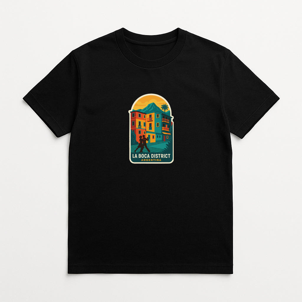 La Boca District Argentina Iron On Heat Transfer Vinyl HTV Die-Cut Symbolic