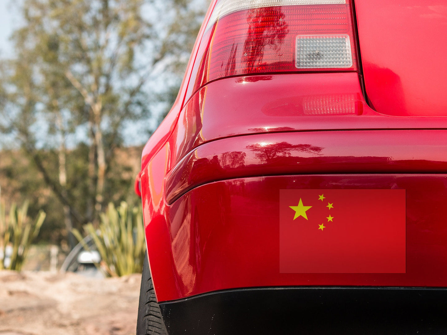 China Flag Sticker Decal / People's Republic of China / PRC / Beijing / Chinese /