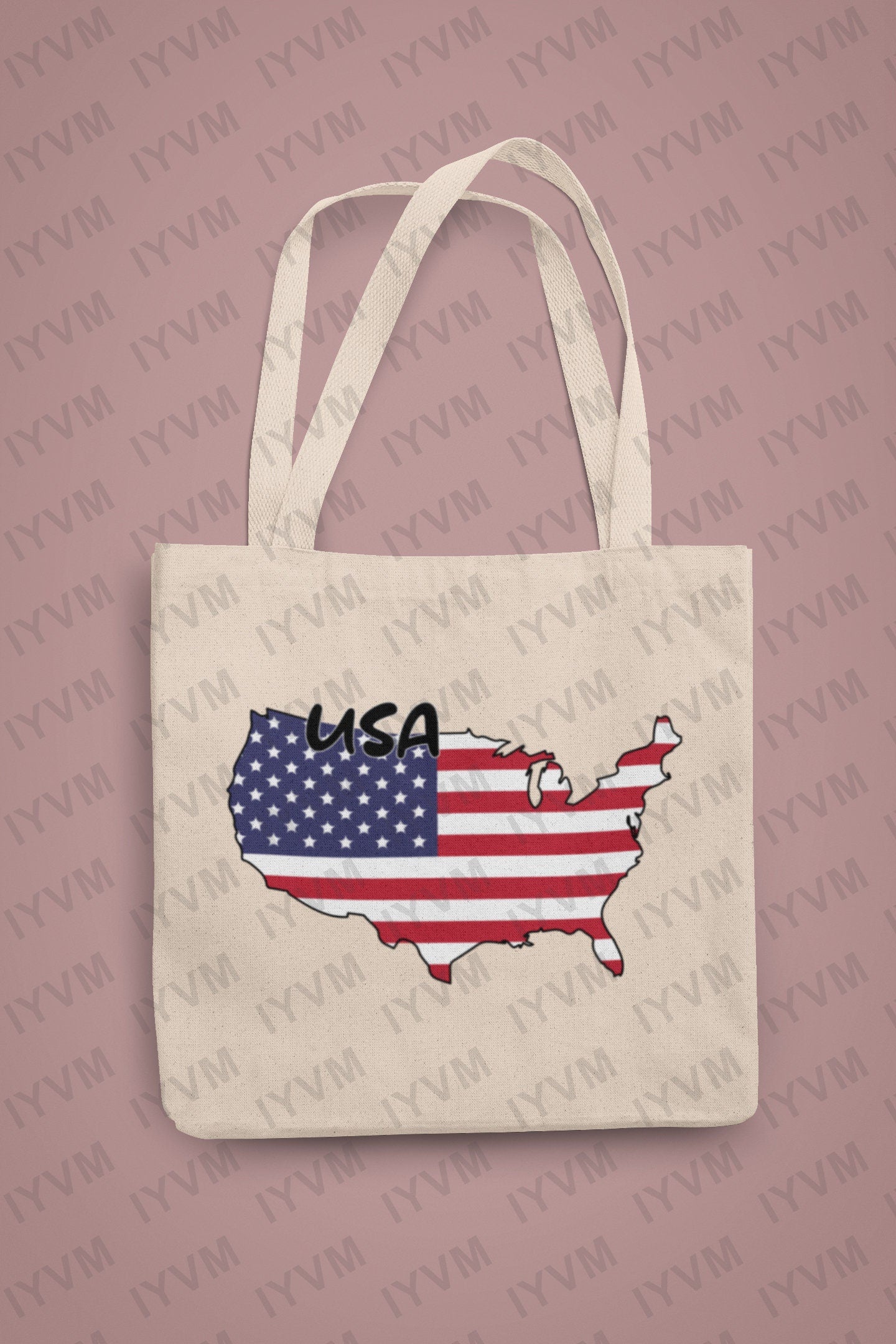 USA Map Iron On Heat Transfer Vinyl HTV / United States of America / In God We Trust / Washington DC / American