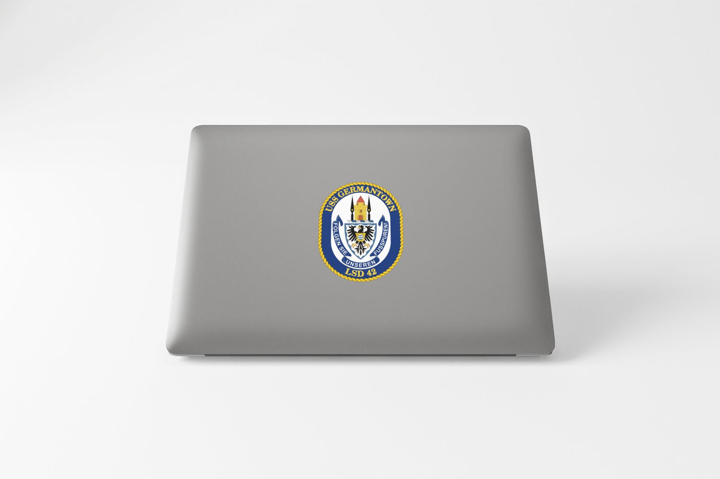 USS Germantown LSD-42 Badge Sticker Decal Whidbey Island Class Dock landing ship Car Sticker Bumper Sticker for Car Emblem