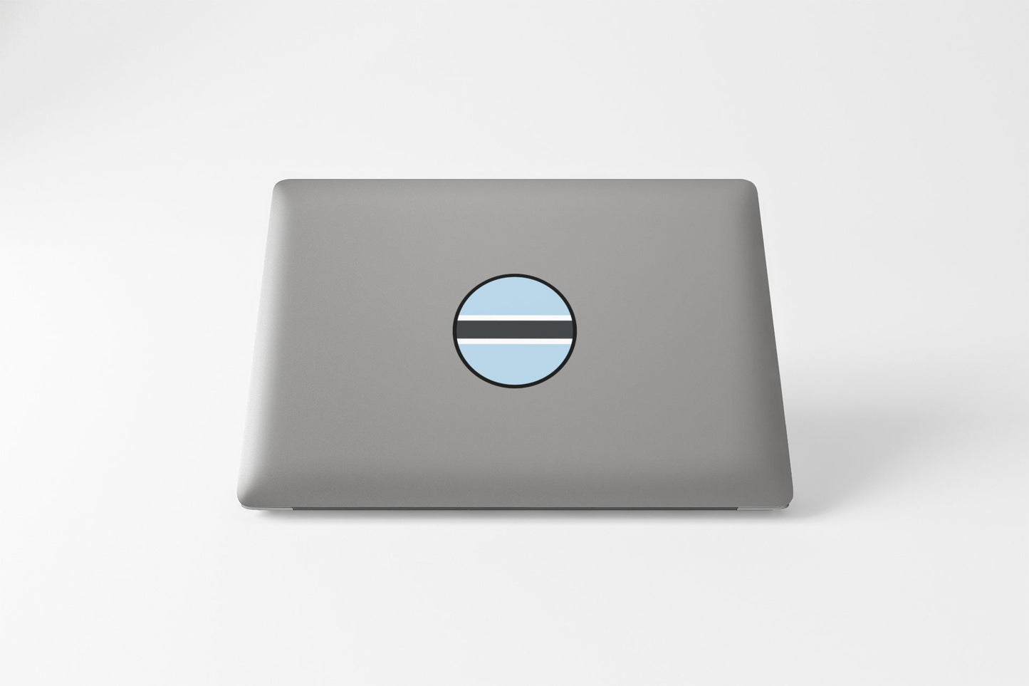 Botswana Flag Circle Sticker Decal