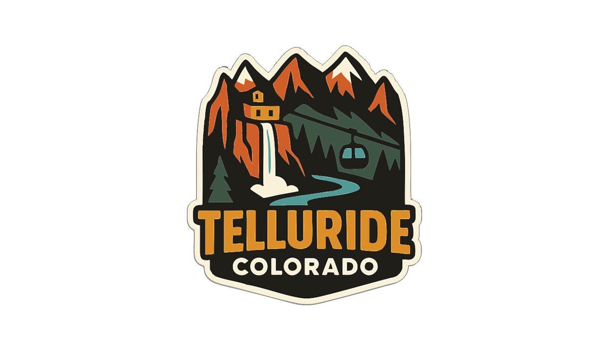 a logo for Telluride, Colorado.