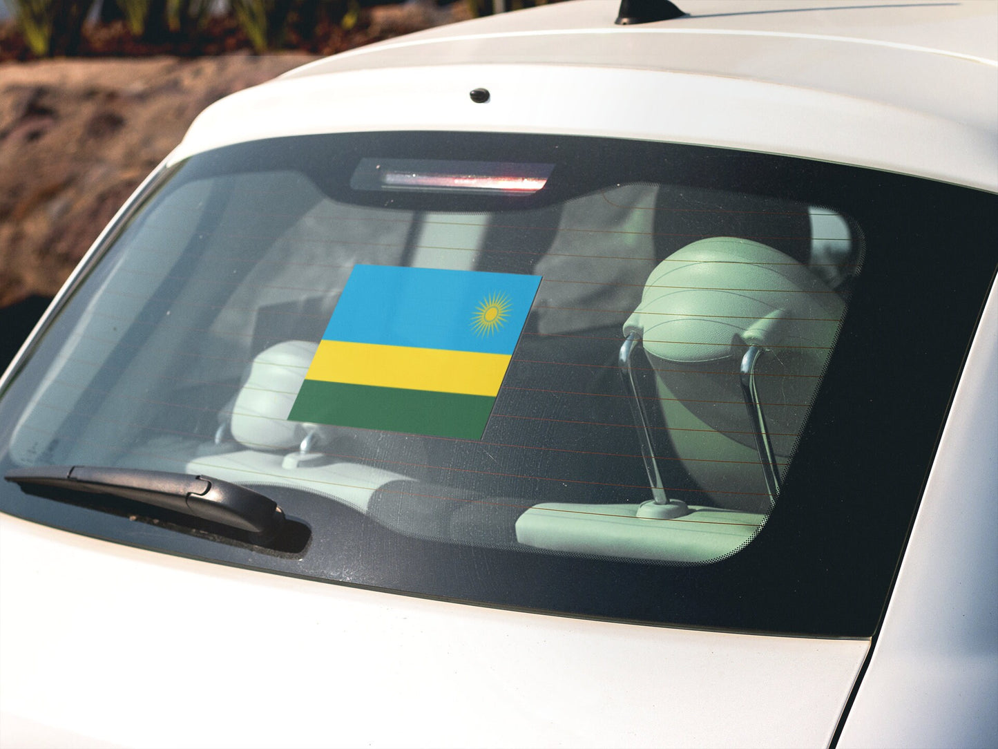 Rwanda Flag Sticker Decal
