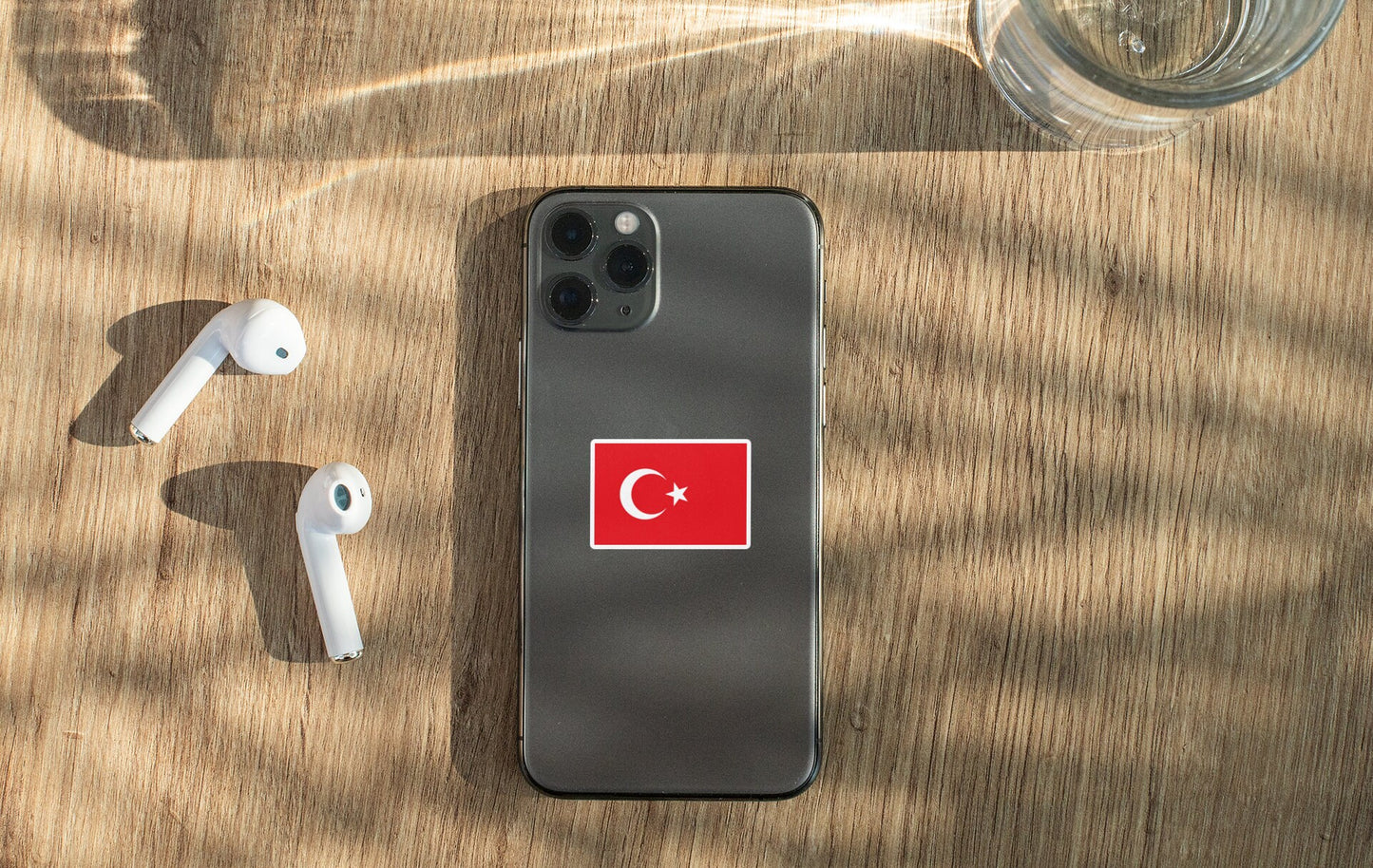 Turkey Flag Sticker Decal / Republic of Turkey / Türkiye Cumhuriyeti / Ankara / Turkish /