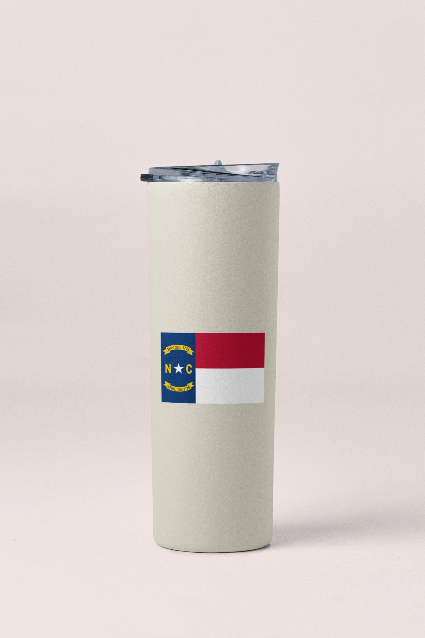 North Carolina State Flag Sticker Decal - USA, Raleigh, Tar Heel