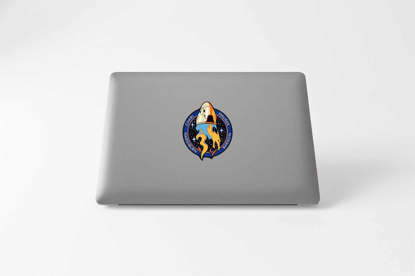 a laptop with a picture of a dog on it