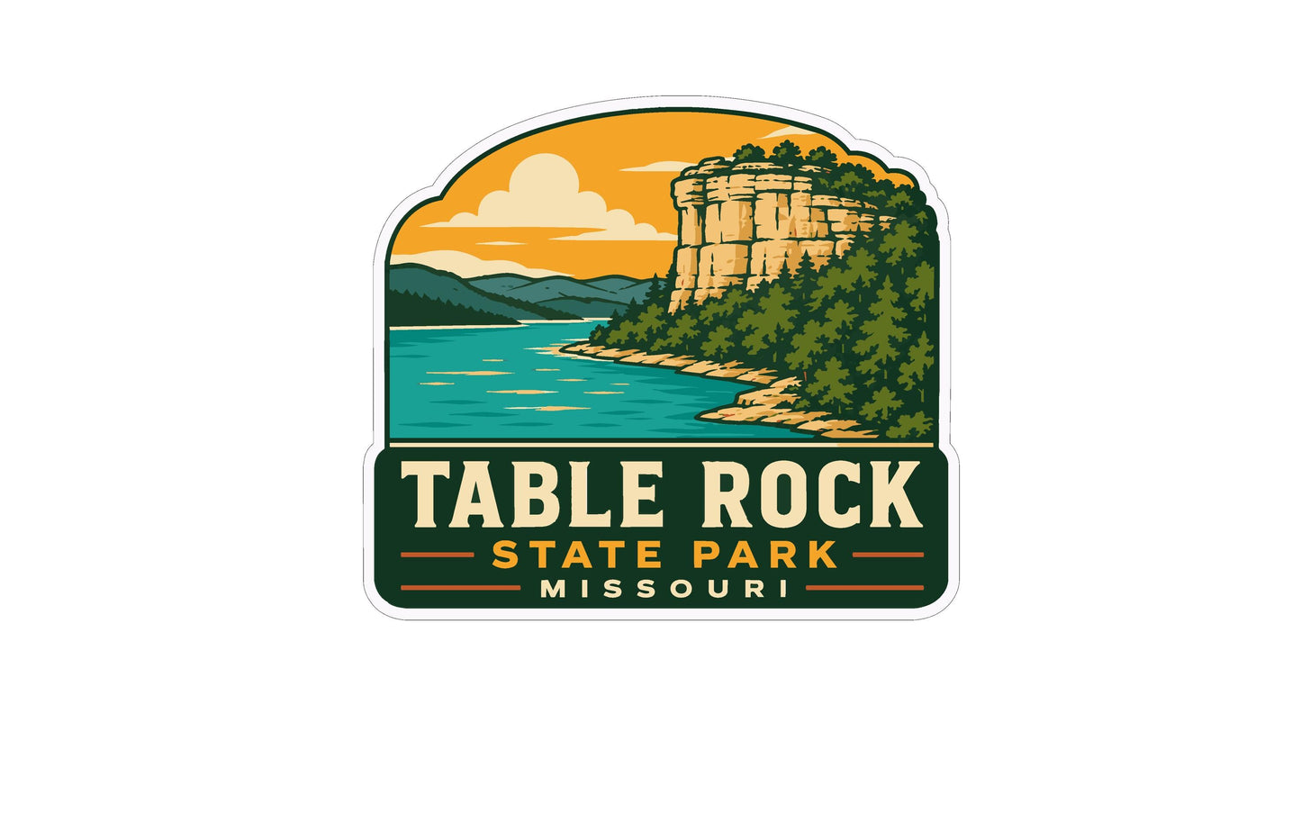 a logo for Table Rock State Park in Missouri.