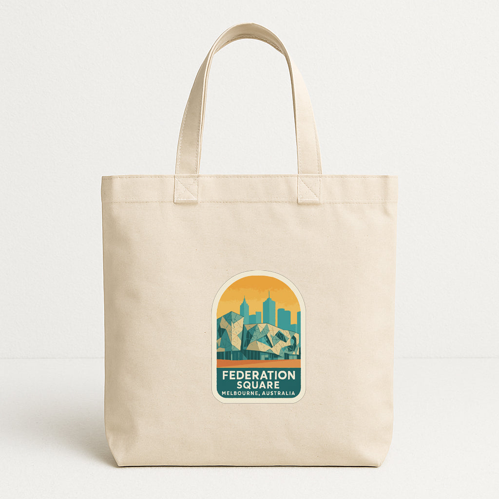 Melbourne Federation Square Australia Iron On Heat Transfer Vinyl HTV Symbolic