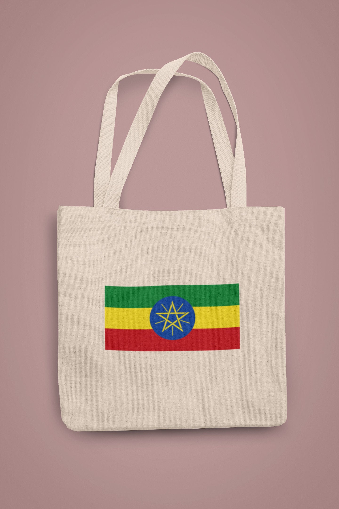 Ethiopia Flag Iron On Heat Transfer Vinyl HTV / Federal Democratic Republic of Ethiopia / Addis Ababa / Ethiopian