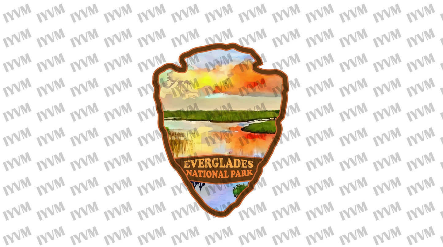 Everglades National Park Sticker Decal - US National Parks Series