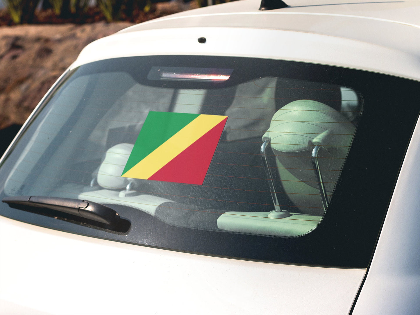 The Republic of Congo Flag Sticker Decal