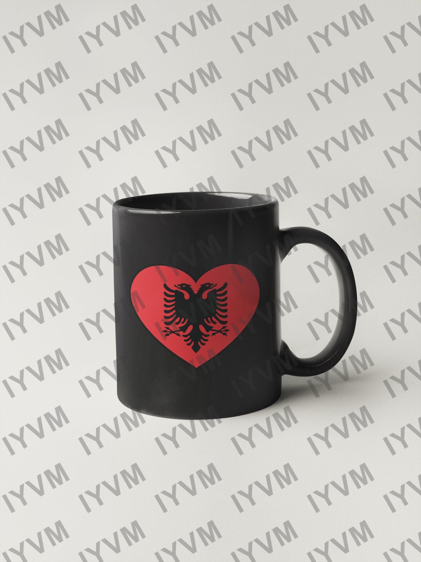 Albania Flag Heart Sticker Decal / Tirana / Ti Shqipëri, më jep nder, më jep emrin Shqipëtar / Albanian