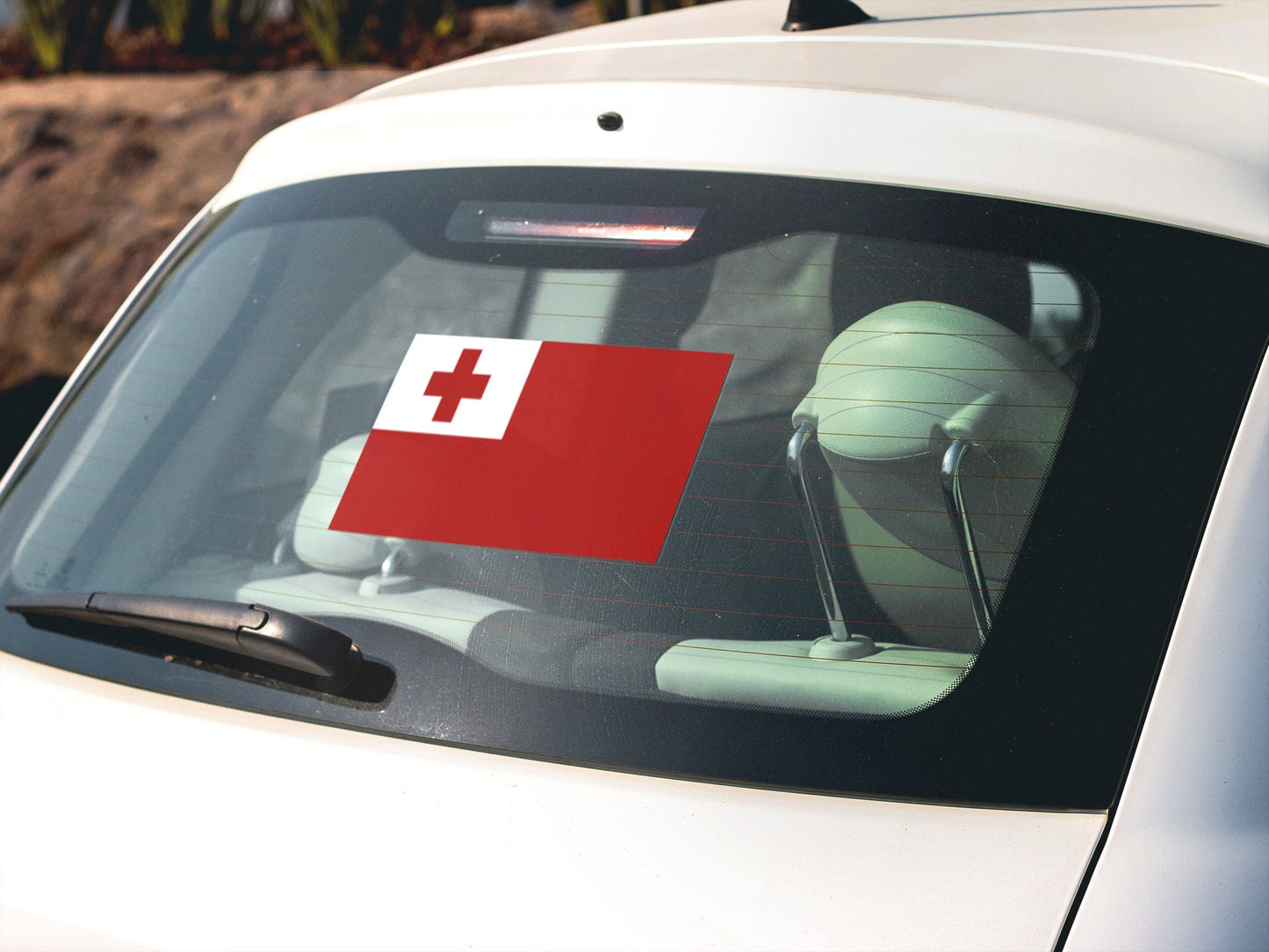 Tonga Flag Sticker Decal