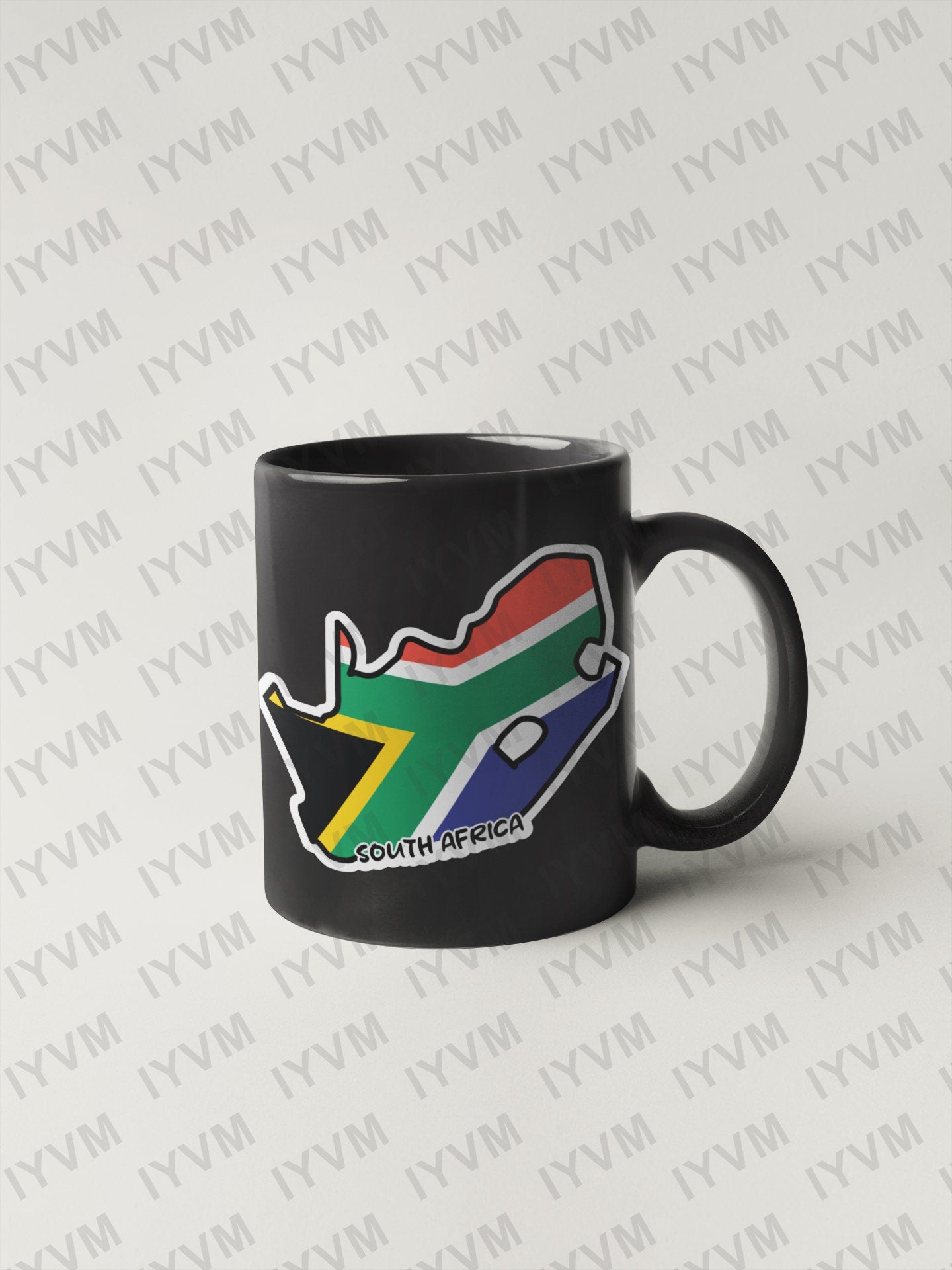 South Africa Map Flag Sticker Decal / Republic of South Africa / RSA / Pretoria / Cape Town / Bloemfontein / Johannesburg