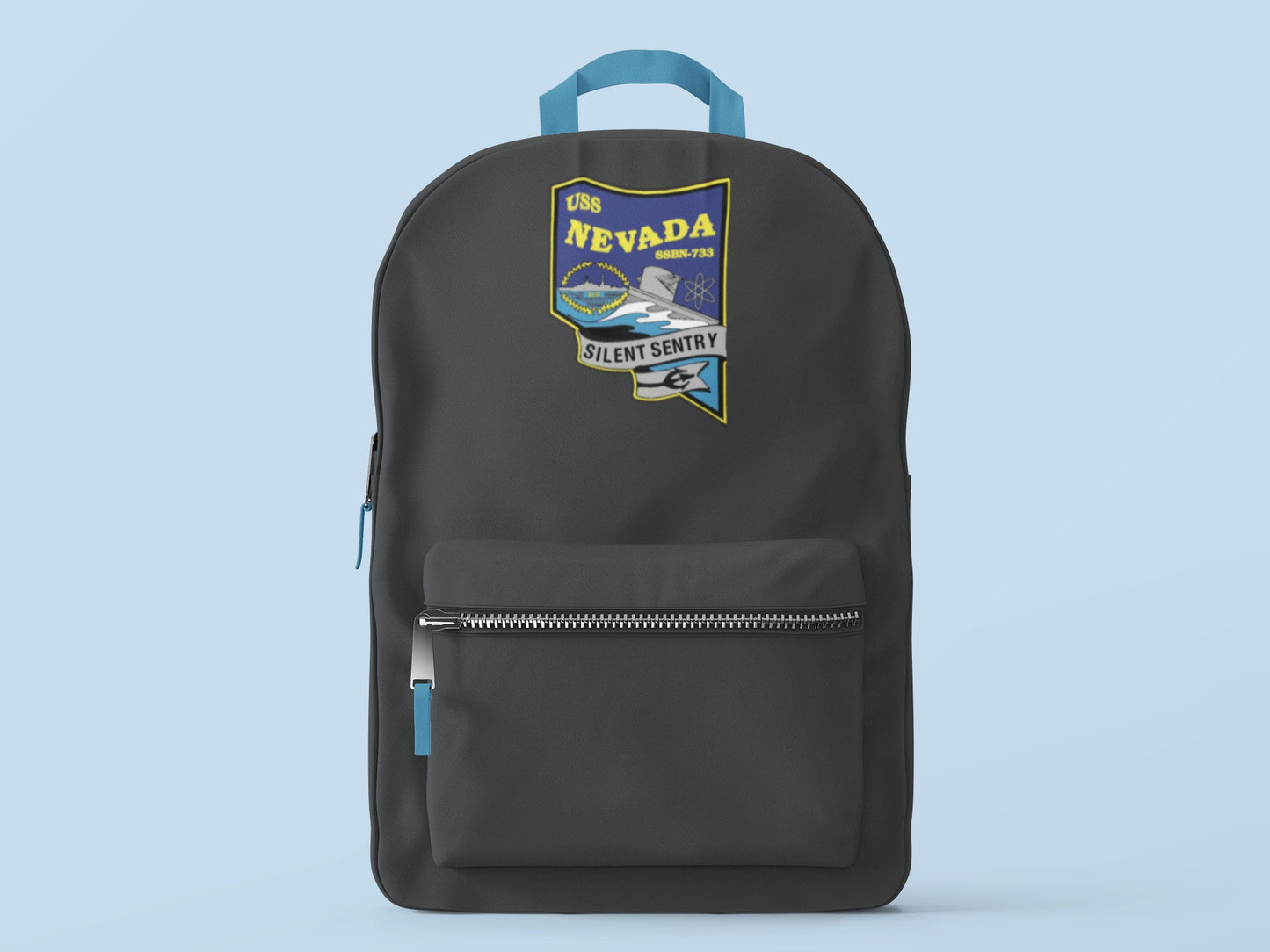 USS Nevada SSBN-733 Badge Iron On Heat Transfer Vinyl HTV Ohio Class Ballistic Missile Submarine