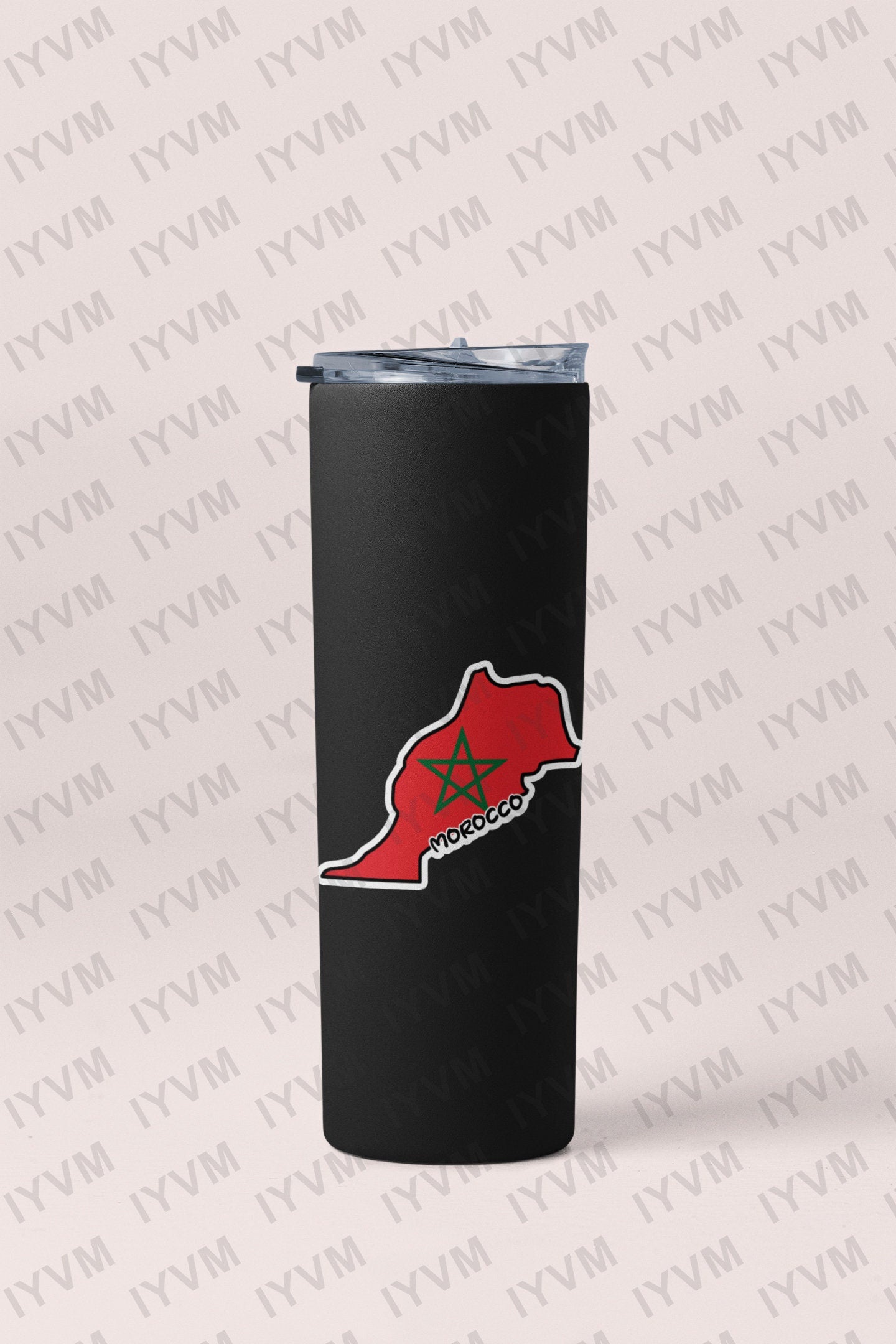 Morocco Map Flag Sticker Decal / Kingdom of Morocco / المملكة المغربية / Rabat / Moroccan