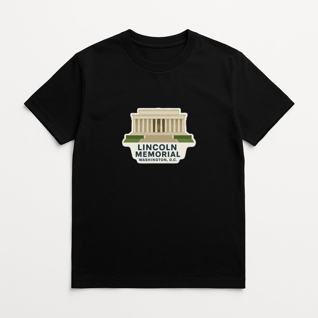 Lincoln Memorial Washington DC Iron On Heat Transfer Vinyl HTV Die-Cut Symbolic