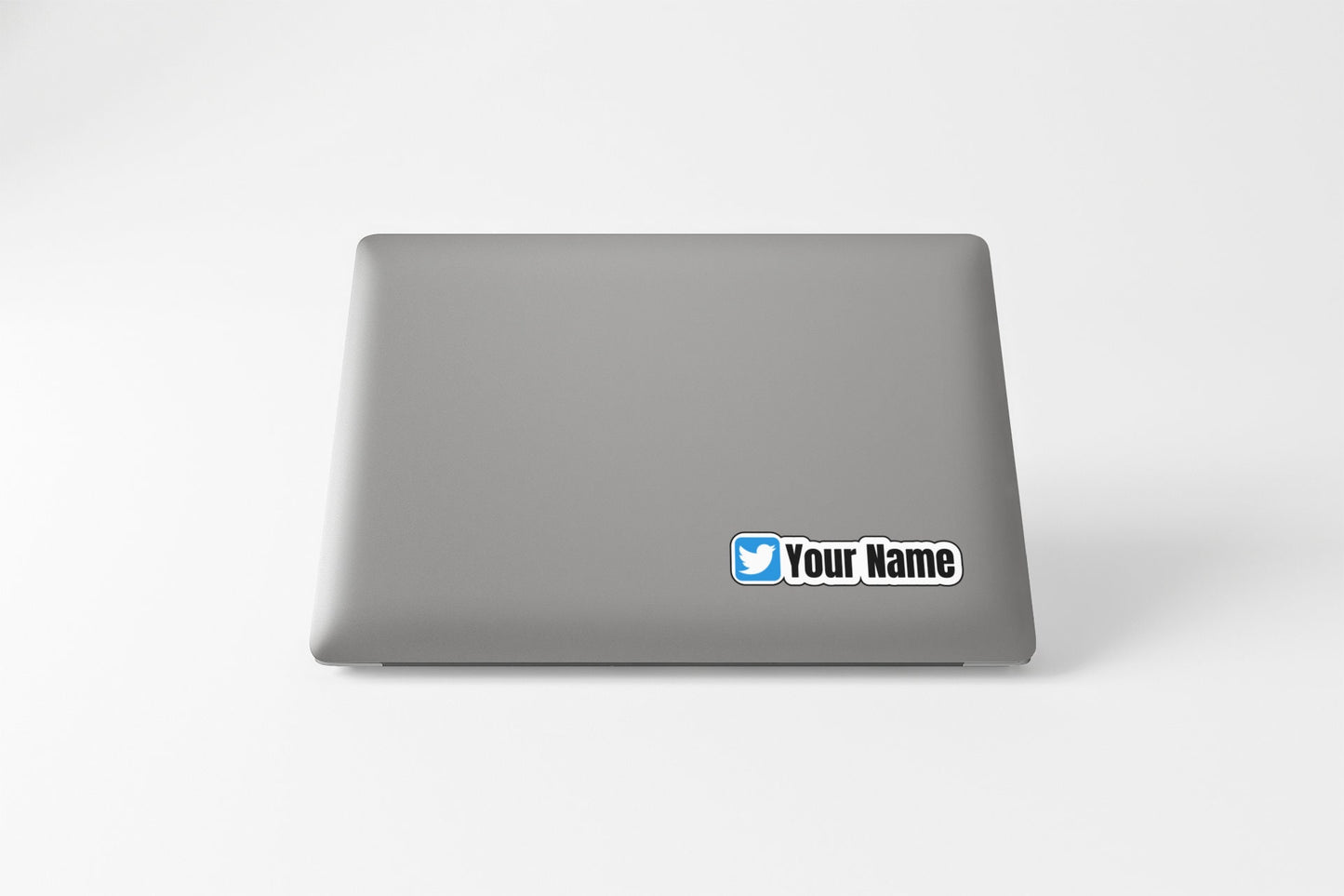 Personalized Twitter Username Sticker Decal Social Media Handle User ID Sticker Tag