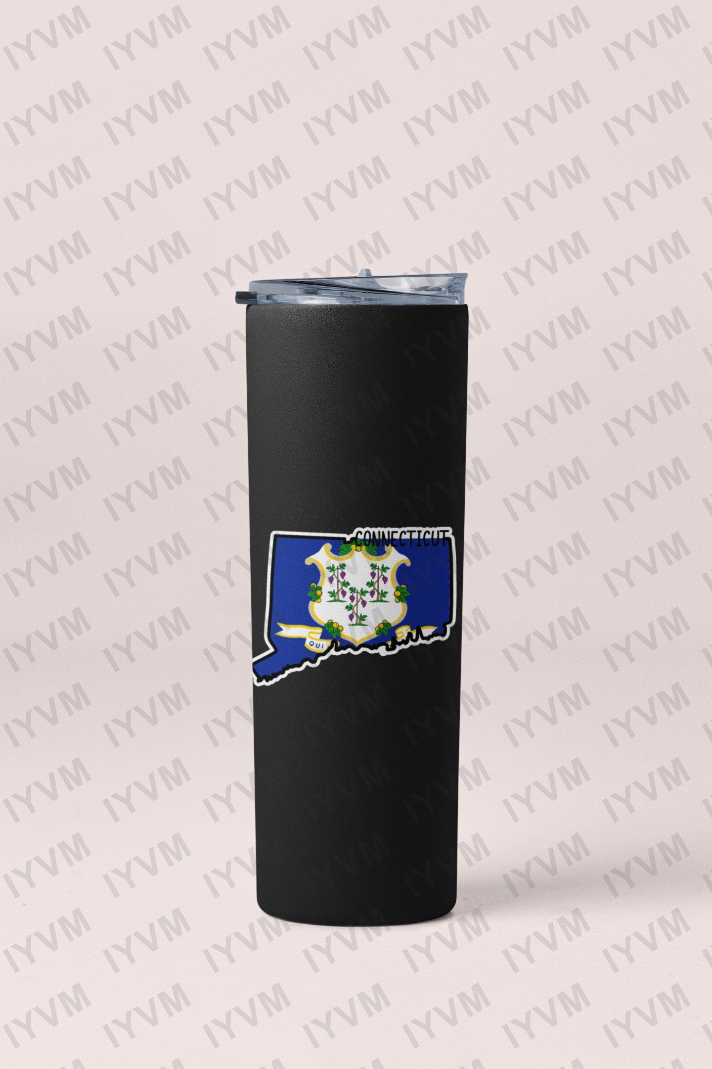State of Connecticut Map Flag Sticker Decal  USA Connecticut State  Hartford  The Constitution State  Nutmeg State  Provision State /