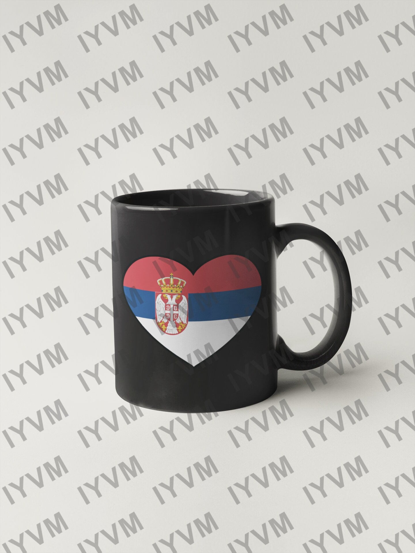 Serbia Flag Heart Sticker Decal / Republic of Serbia / Република Србија / Belgrade / Serbian /