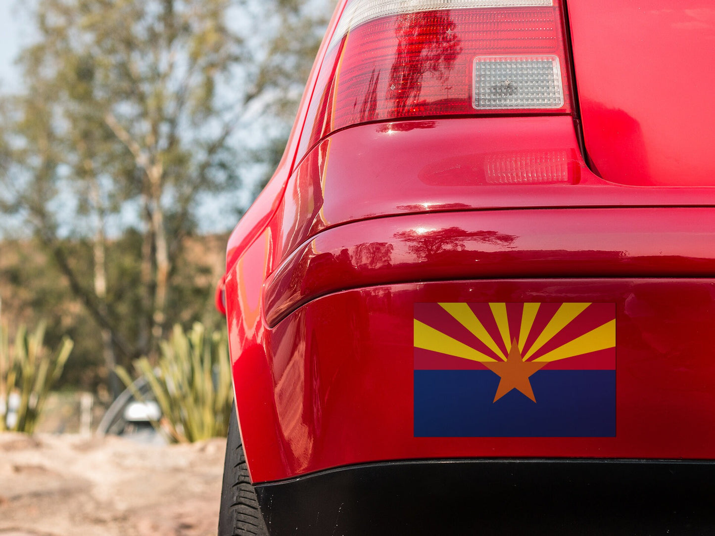 Arizona State Flag Vinyl Sticker Decal