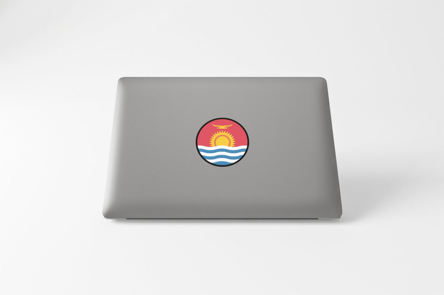 Kiribati Flag Circle Sticker Decal