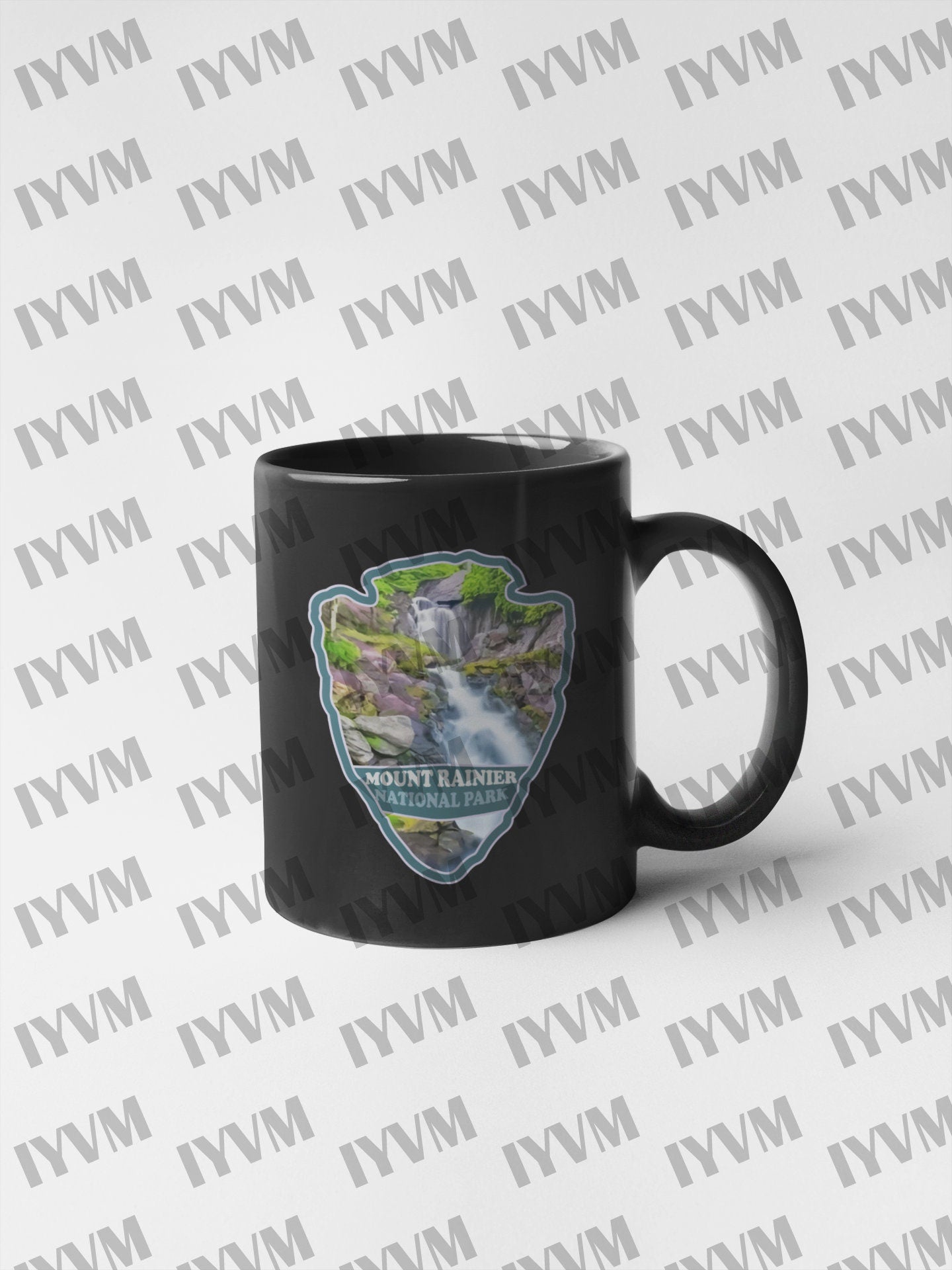 Mount Rainier National Park Sticker Decal - US National Parks Series