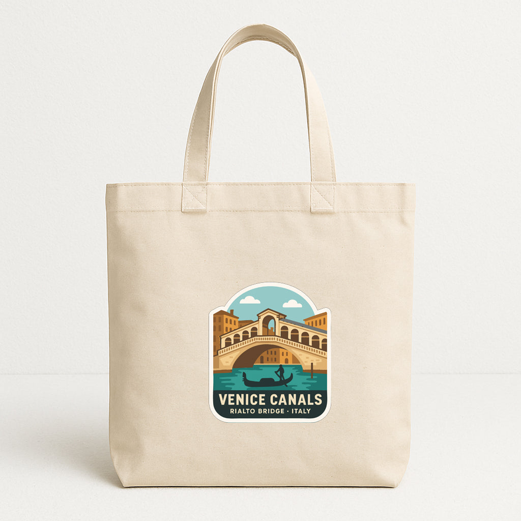Venice Canals & Rialto Bridge Italy Iron On Heat Transfer Vinyl HTV Symbolic