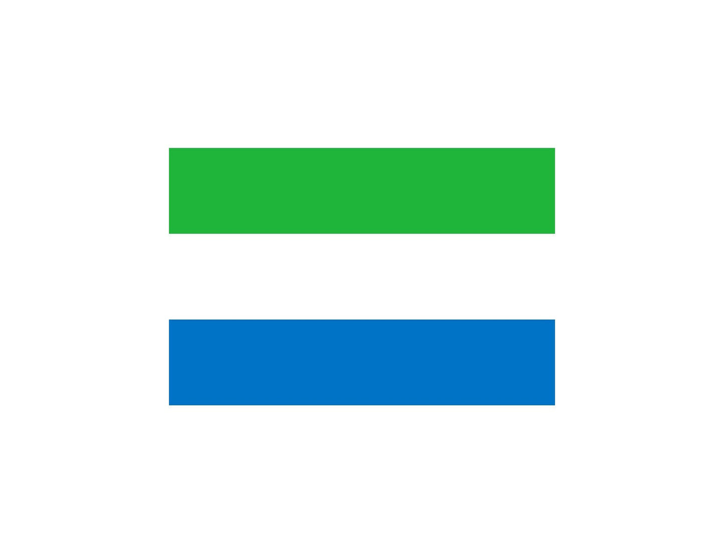 Sierra Leone Flag Sticker Decal